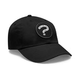 Ask Me About Real Estate Dad Hat with Leather Patch (Round)