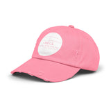 I Sell Real Estate Translated Unisex Distressed Cap