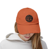 Ask Me About Real Estate Unisex Distressed Cap