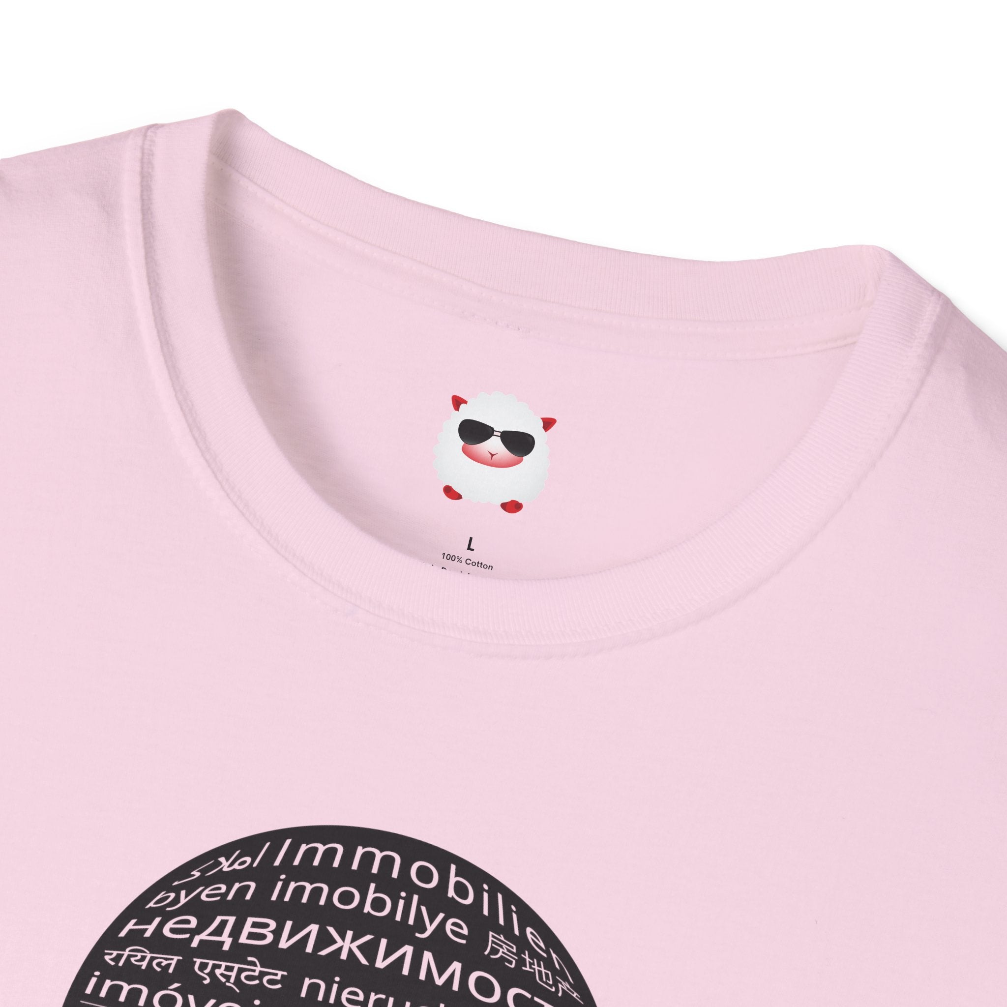 I Sell Real Estate Translated Unisex Softstyle T-Shirt