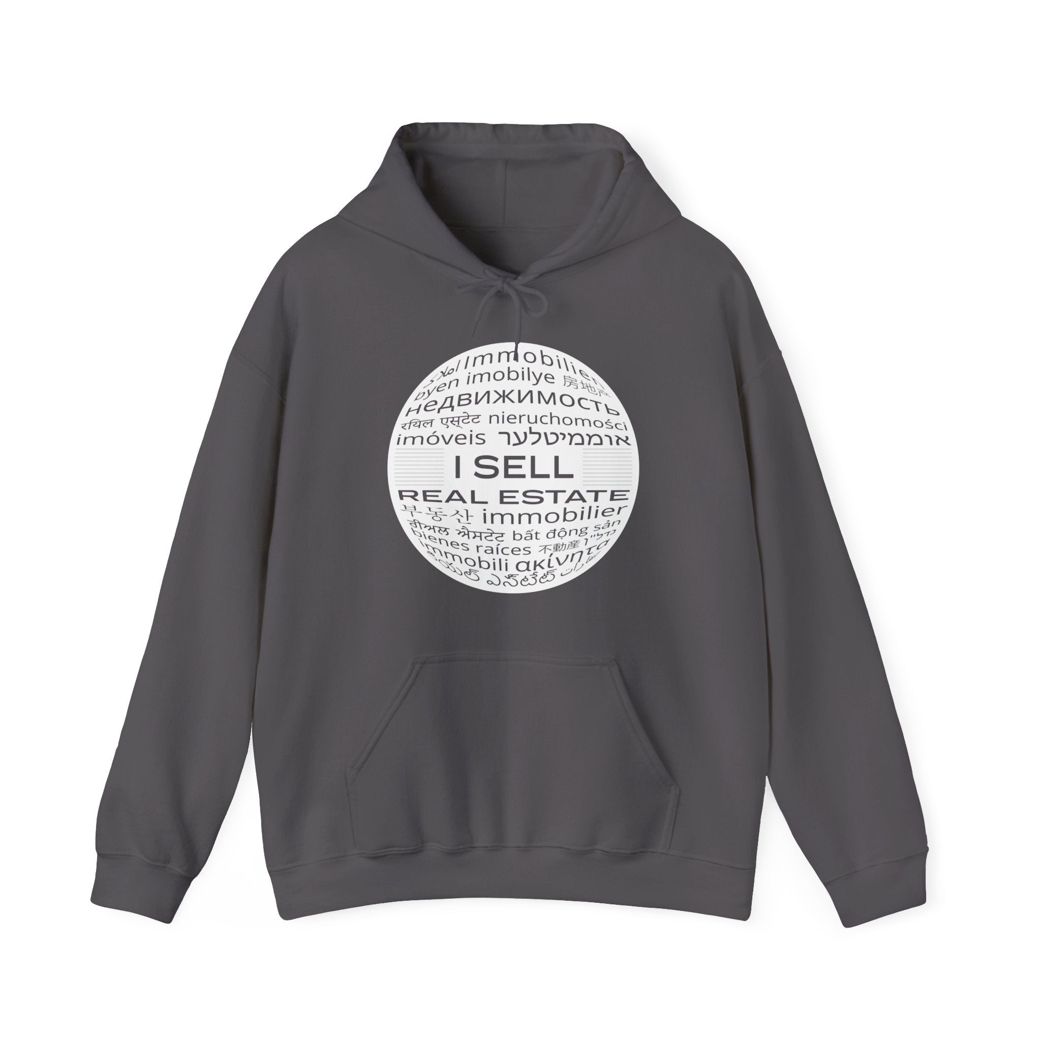 I SELL REAL ESTATE Translated Unisex Heavy Blend™ Hooded Sweatshirt