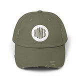Ask Me About Real Estate Unisex Distressed Cap