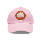 Real Estate Translated Dad Hat with Leather Patch (Round)
