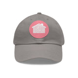 Real Estate Translated Dad Hat with Leather Patch (Round)