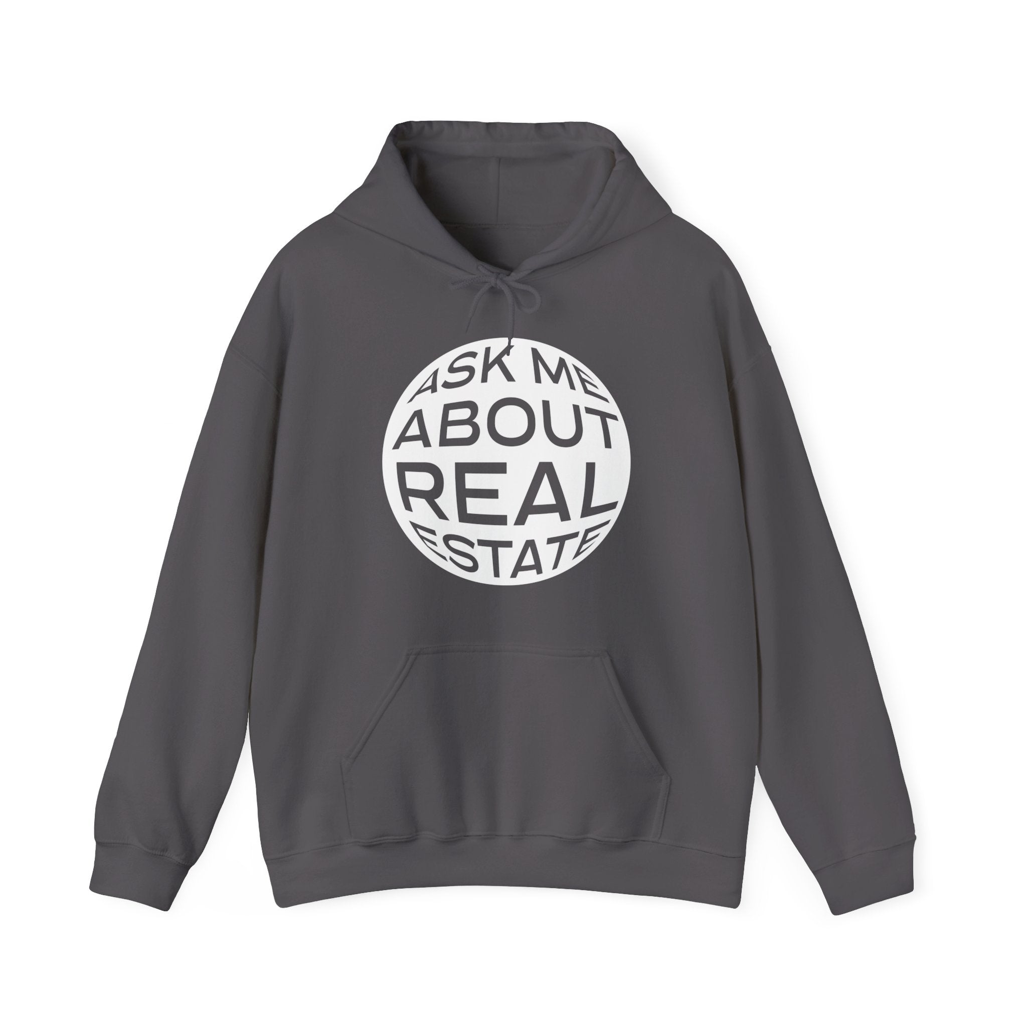 Ask Me About Real Estate Unisex Heavy Blend™ Hooded Sweatshirt