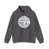Ask Me About Real Estate Unisex Heavy Blend™ Hooded Sweatshirt