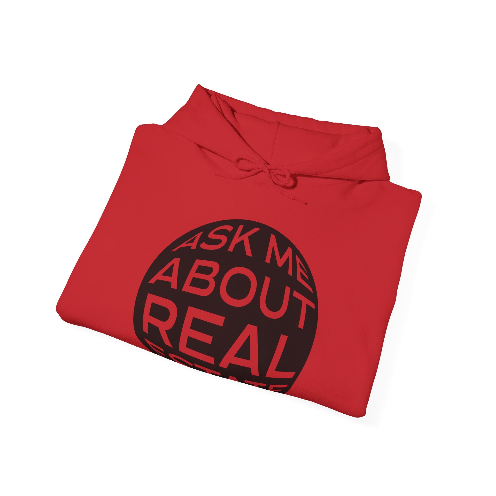 Ask Me About Real Estate Unisex Heavy Blend™ Hooded Sweatshirt