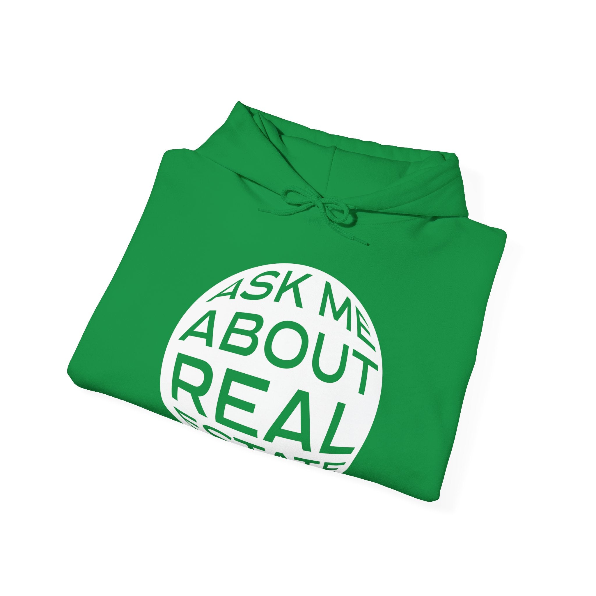 Ask Me About Real Estate Unisex Heavy Blend™ Hooded Sweatshirt