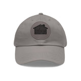 Real Estate Translated Dad Hat with Leather Patch (Round)