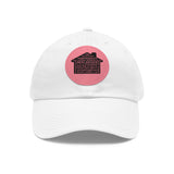 Real Estate Translated Dad Hat with Leather Patch (Round)