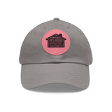 Real Estate Translated Dad Hat with Leather Patch (Round)
