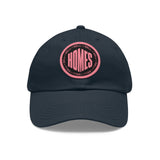 I Sell Homes Dad Hat with Leather Patch (Round)
