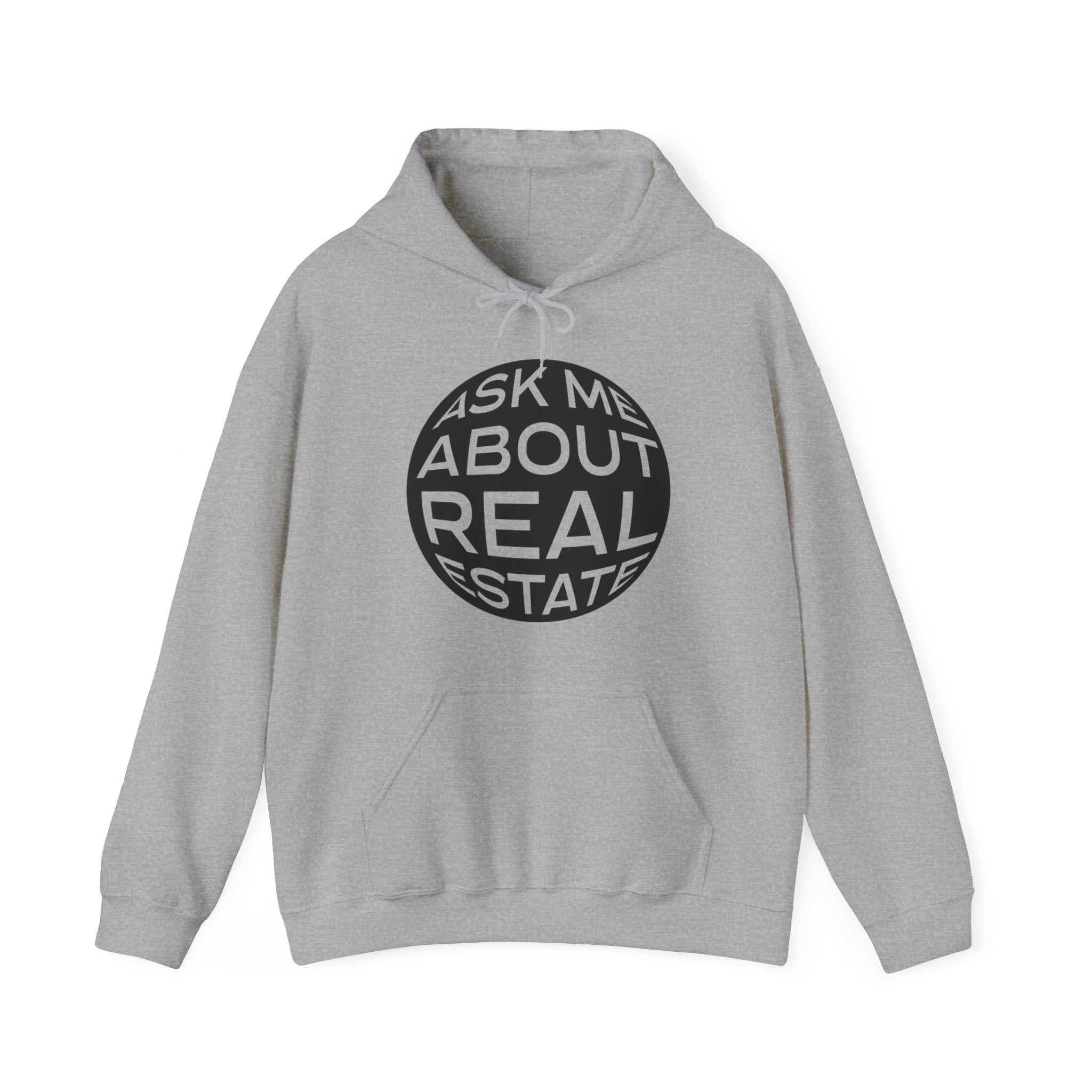 Ask Me About Real Estate Unisex Heavy Blend™ Hooded Sweatshirt
