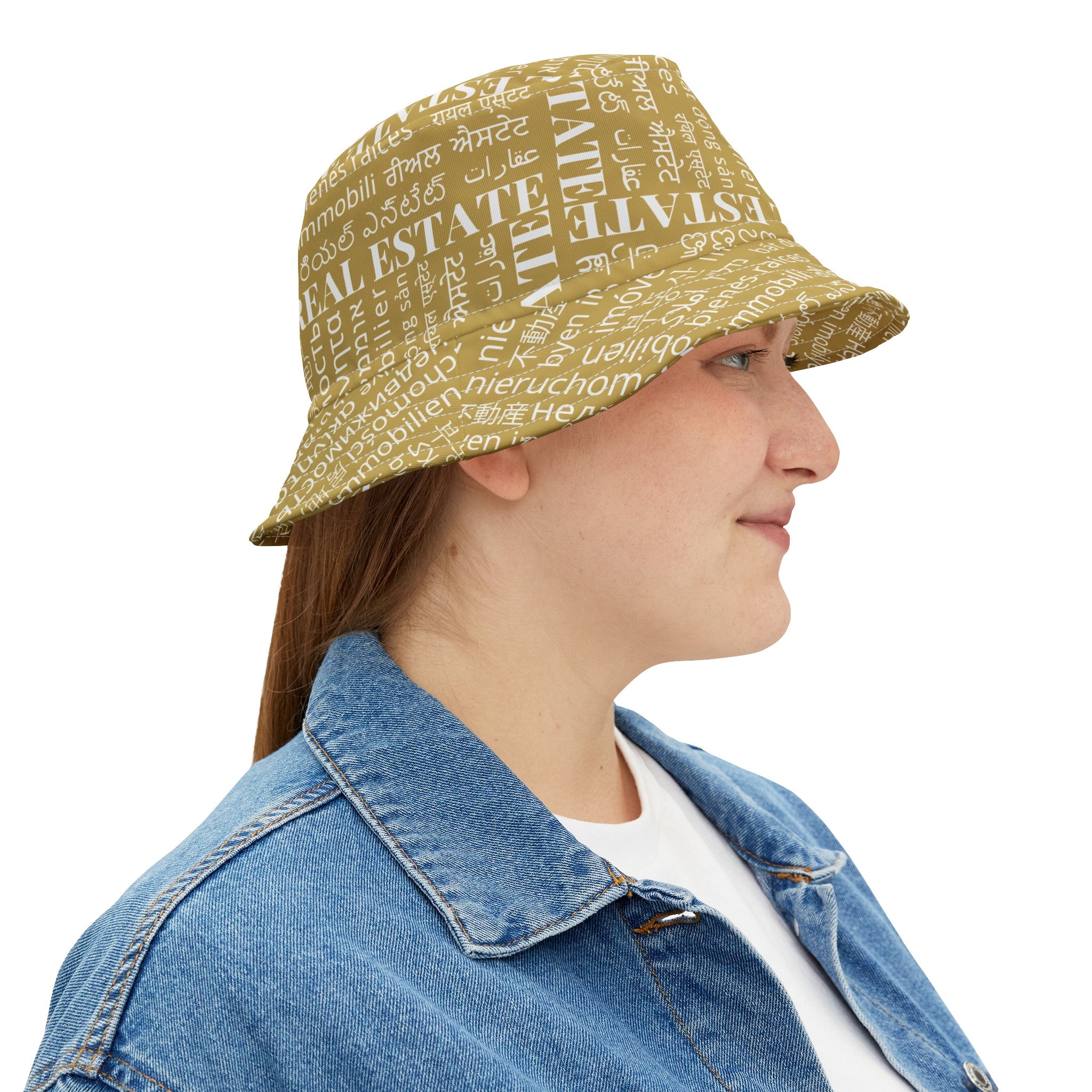Realty ONE Group Style Real Estate Translated Bucket Hat (AOP)