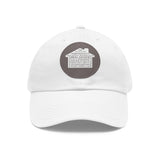Real Estate Translated Dad Hat with Leather Patch (Round)