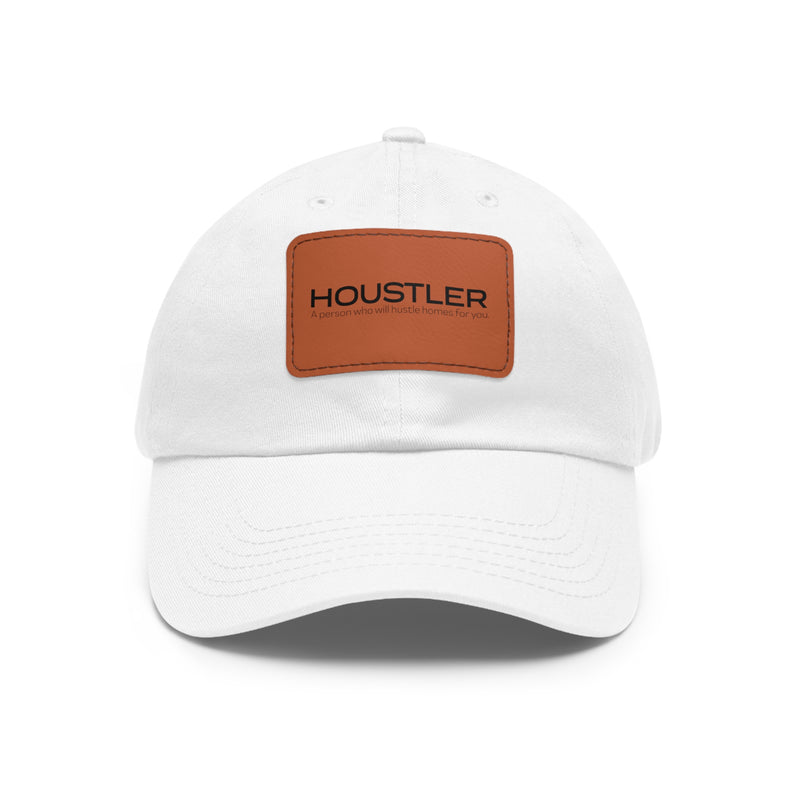 Houstler Dad Hat with Leather Patch (Rectangle)