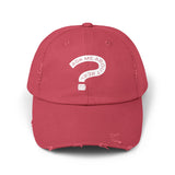 Ask Me About Real Estate Unisex Distressed Cap