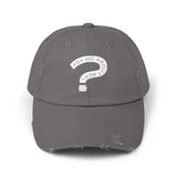 Ask Me About Real Estate Unisex Distressed Cap