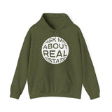 Ask Me About Real Estate Unisex Heavy Blend™ Hooded Sweatshirt