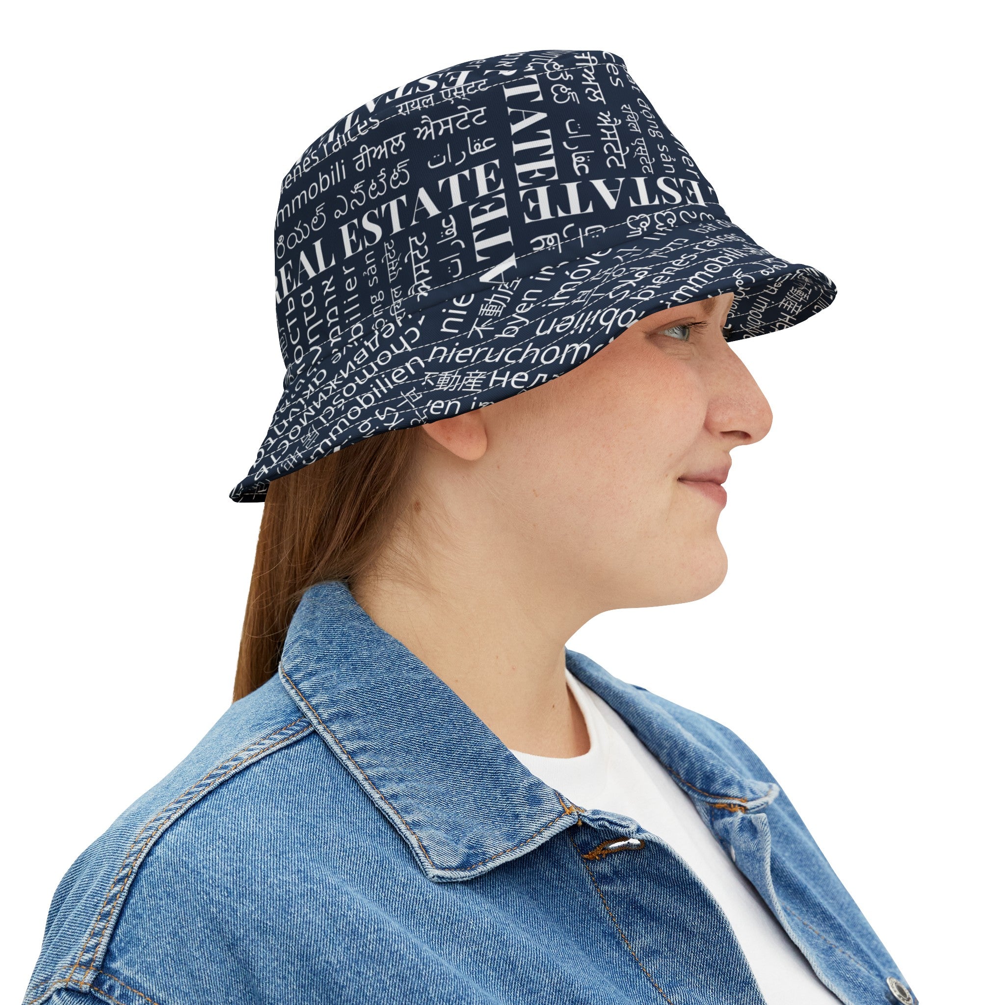 FT Style Real Estate Translated Bucket Hat (AOP)
