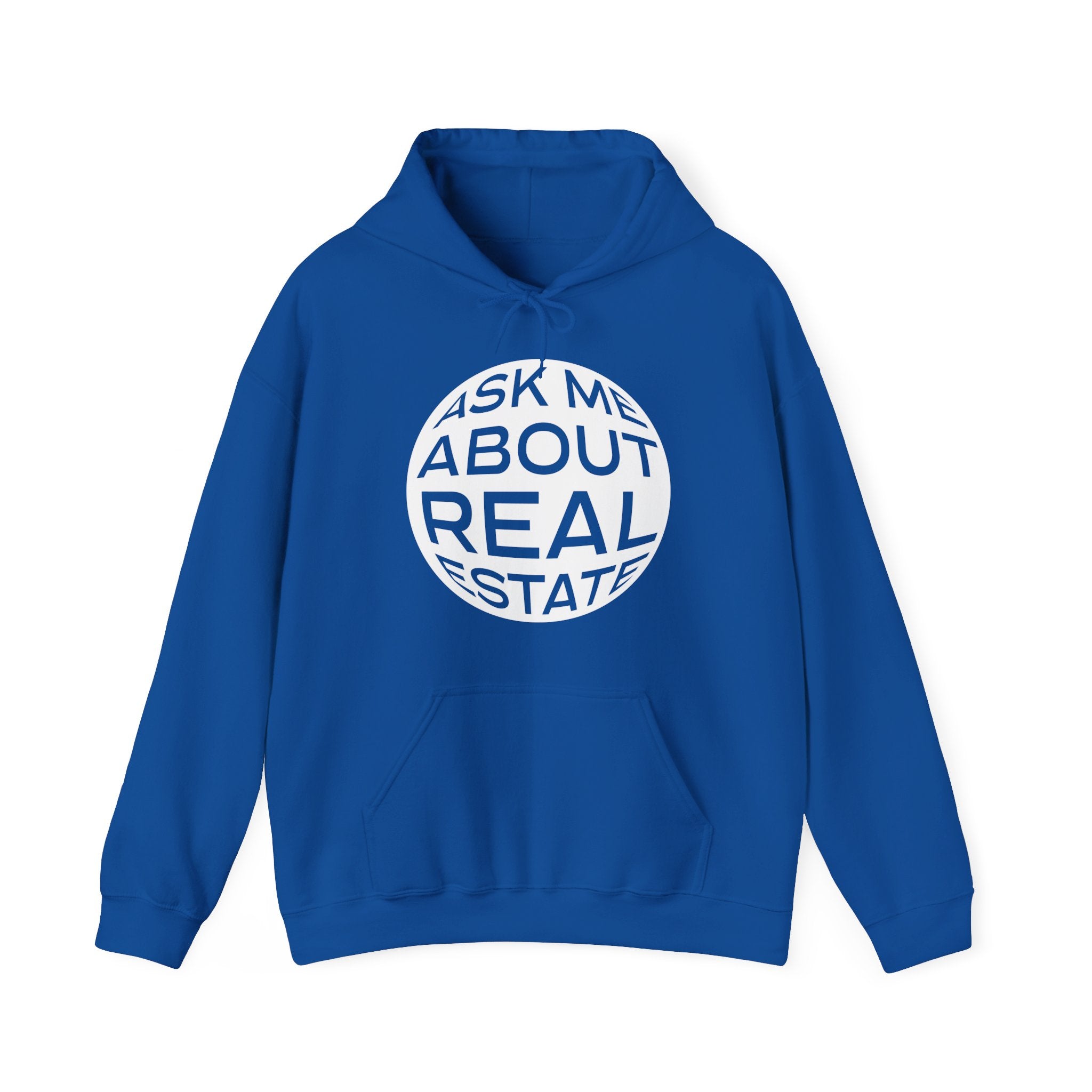 Ask Me About Real Estate Unisex Heavy Blend™ Hooded Sweatshirt