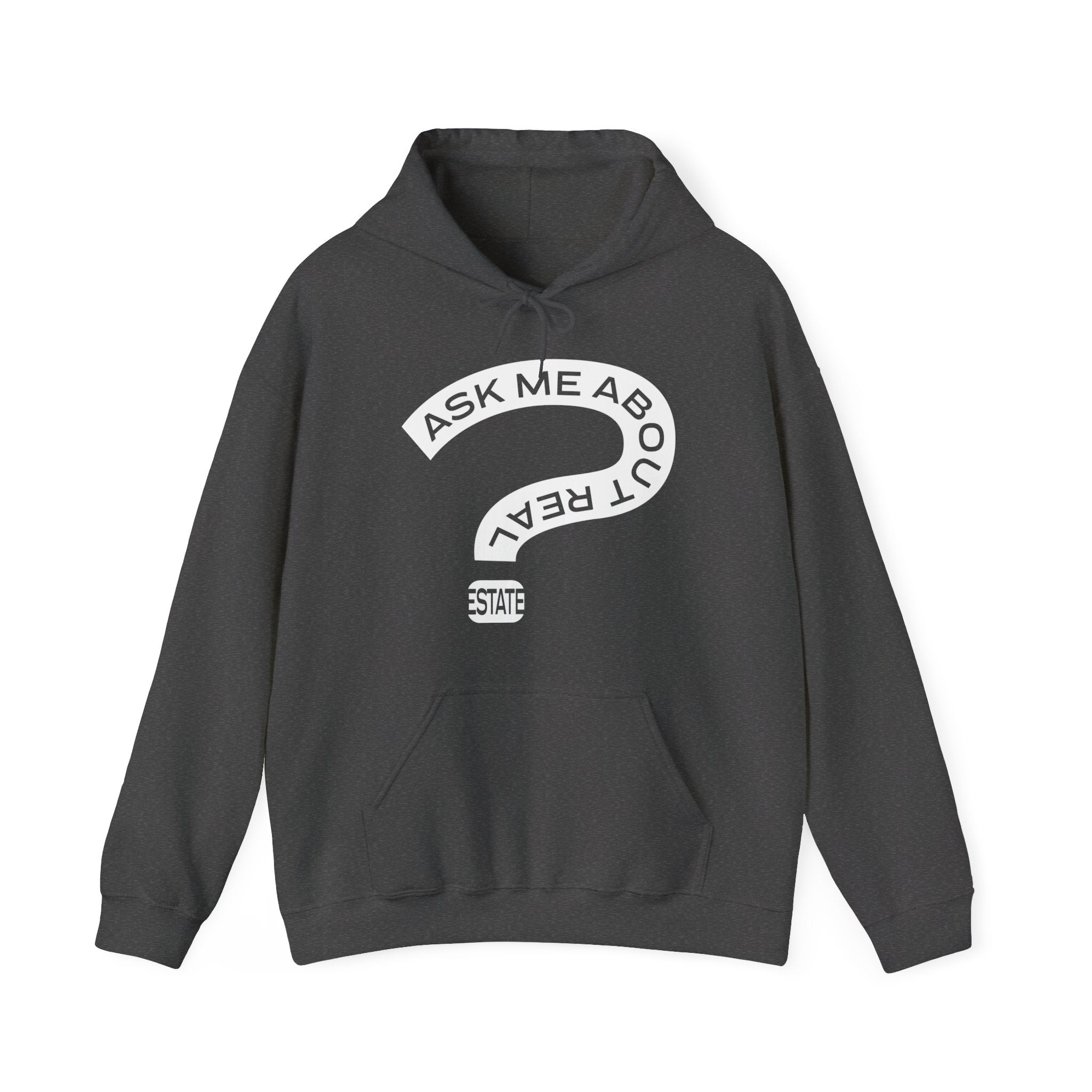 Ask Me About Real Estate Unisex Heavy Blend™ Hooded Sweatshirt
