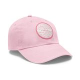 I Sell Real Estate Translated Dad Hat with Leather Patch (Round)