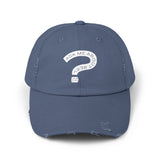 Ask Me About Real Estate Unisex Distressed Cap