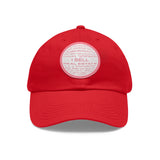 I Sell Real Estate Translated Dad Hat with Leather Patch (Round)