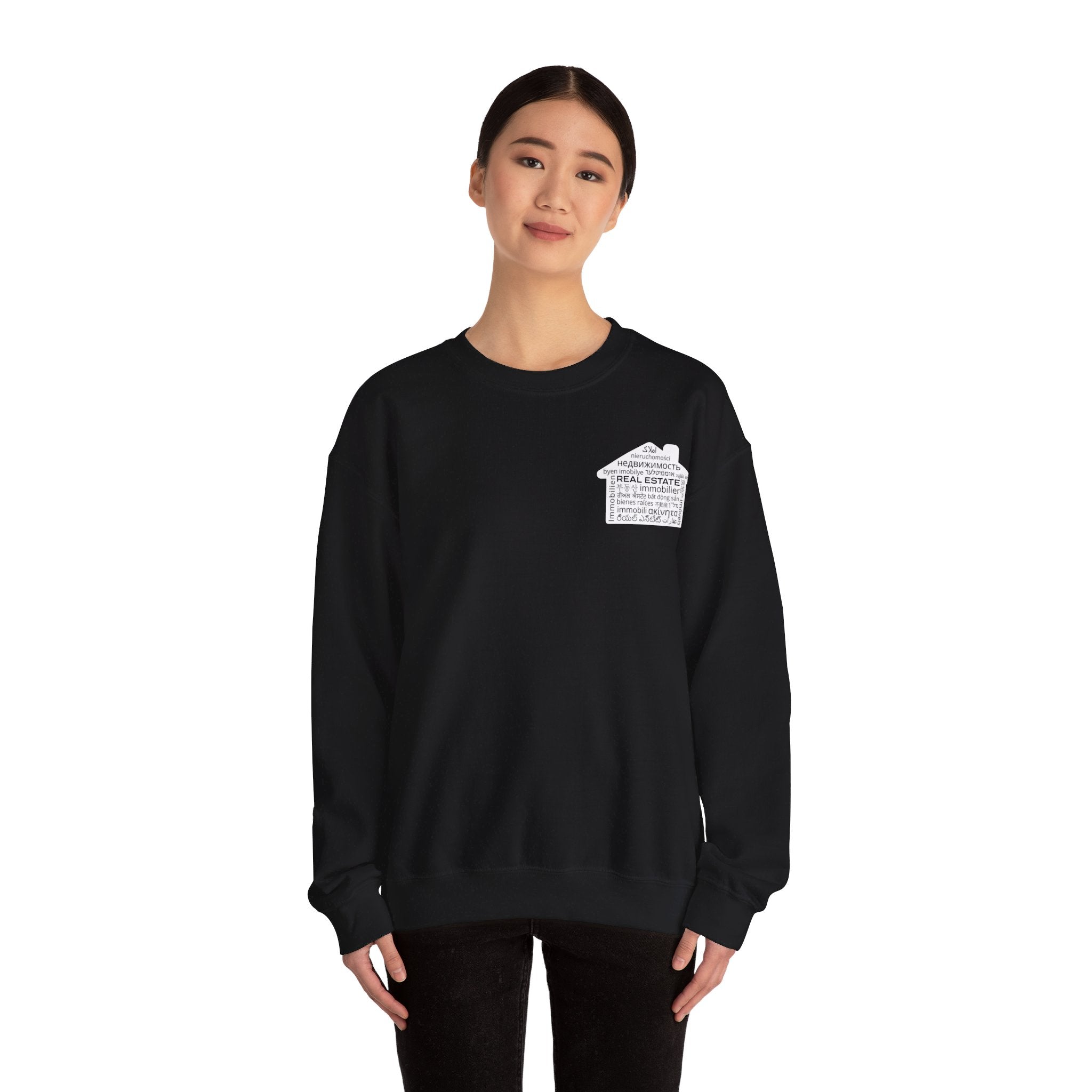 REAL ESTATE Translated Unisex Heavy Blend™ Crewneck Sweatshirt