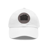 Real Estate Translated Dad Hat with Leather Patch (Round)