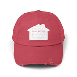Real Estate Translated Unisex Distressed Cap