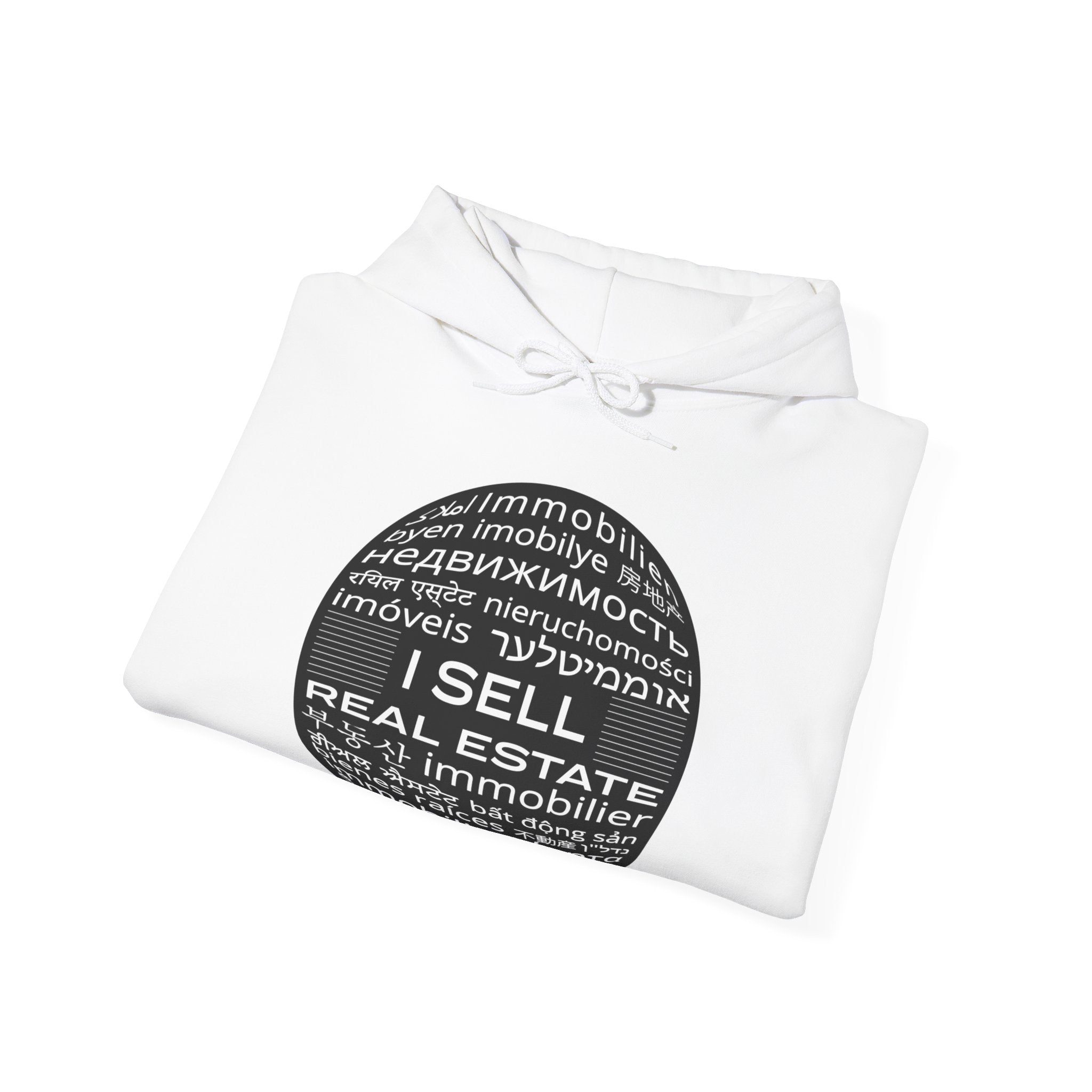 I SELL REAL ESTATE Translated Unisex Heavy Blend™ Hooded Sweatshirt