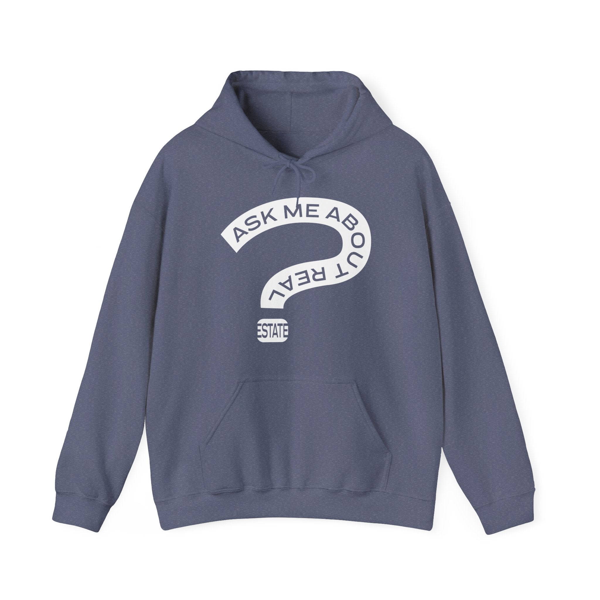 Ask Me About Real Estate Unisex Heavy Blend™ Hooded Sweatshirt