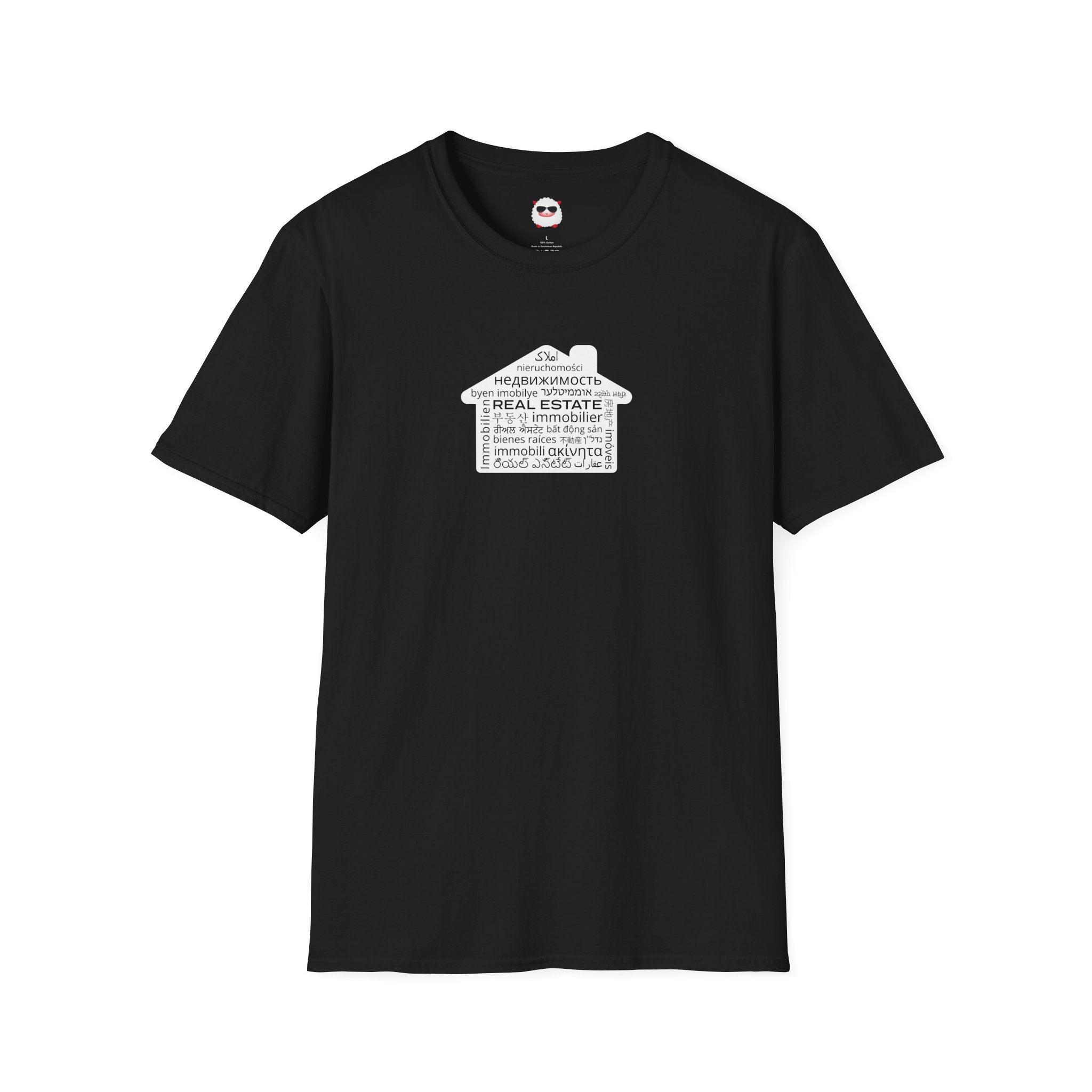 Real Estate Translated Dark Style Unisex Softstyle T-Shirt