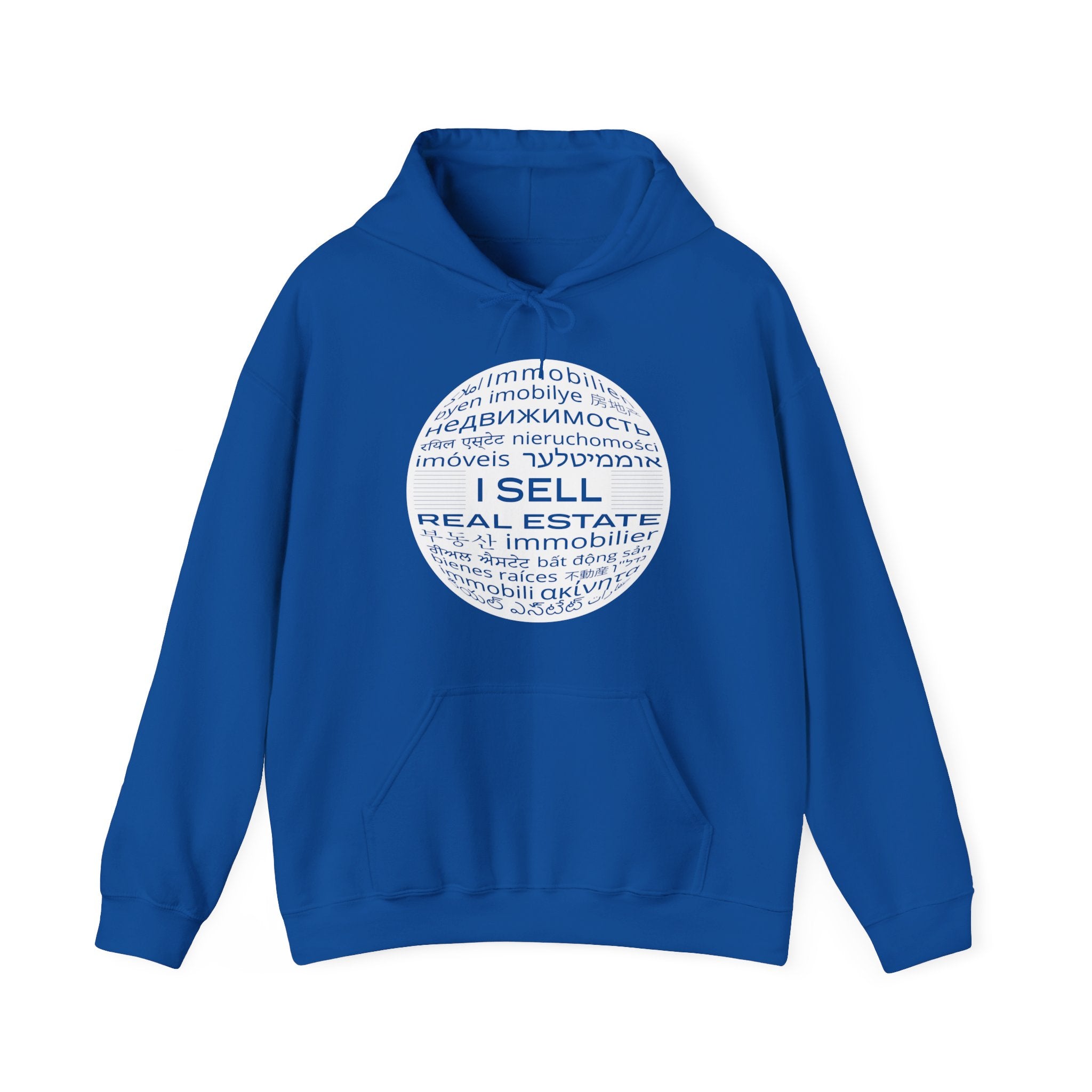 I SELL REAL ESTATE Translated Unisex Heavy Blend™ Hooded Sweatshirt