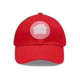 Real Estate Translated Dad Hat with Leather Patch (Round)