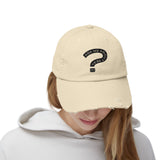 Ask Me About Real Estate Unisex Distressed Cap