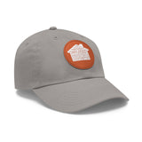 Real Estate Translated Dad Hat with Leather Patch (Round)
