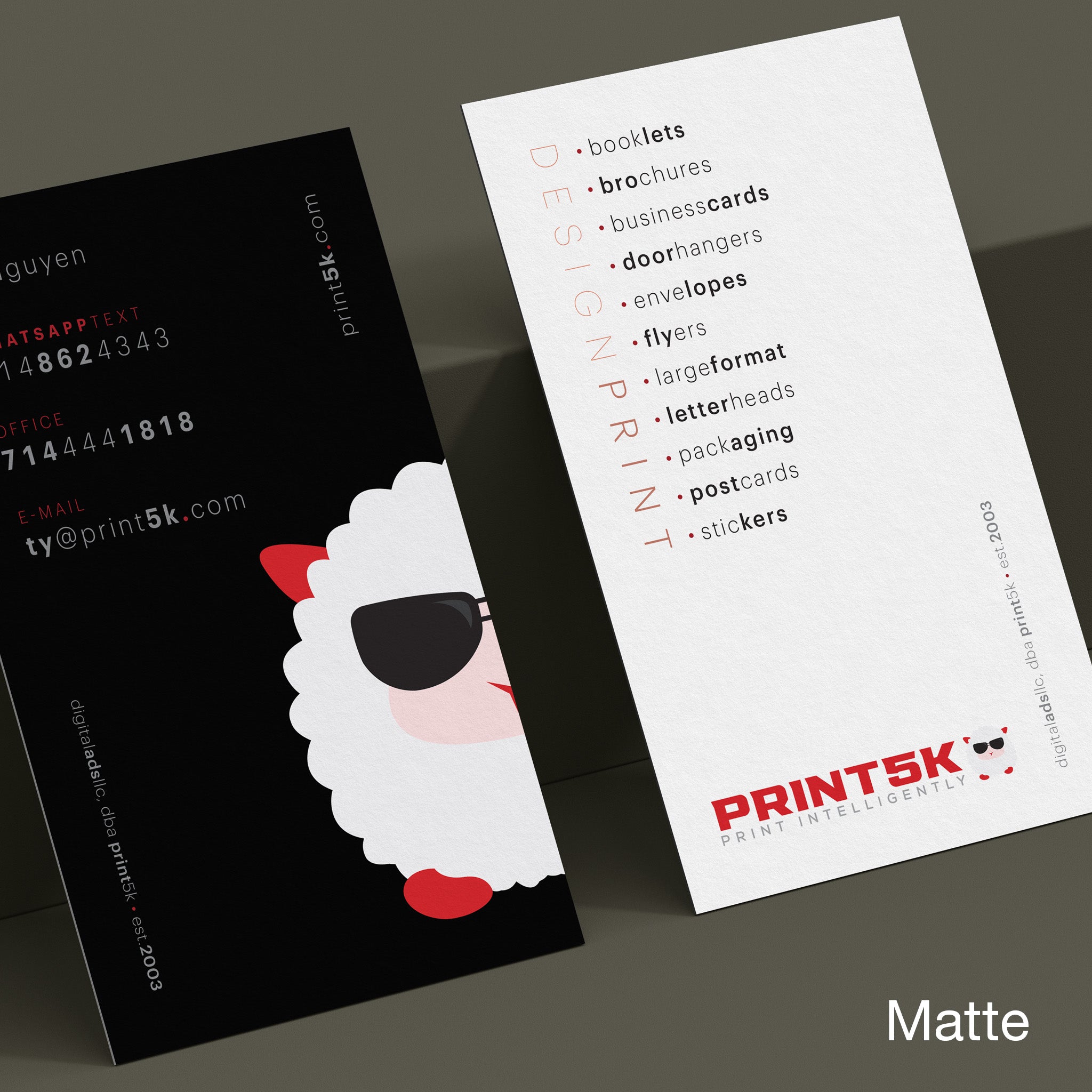 Standard Business Cards