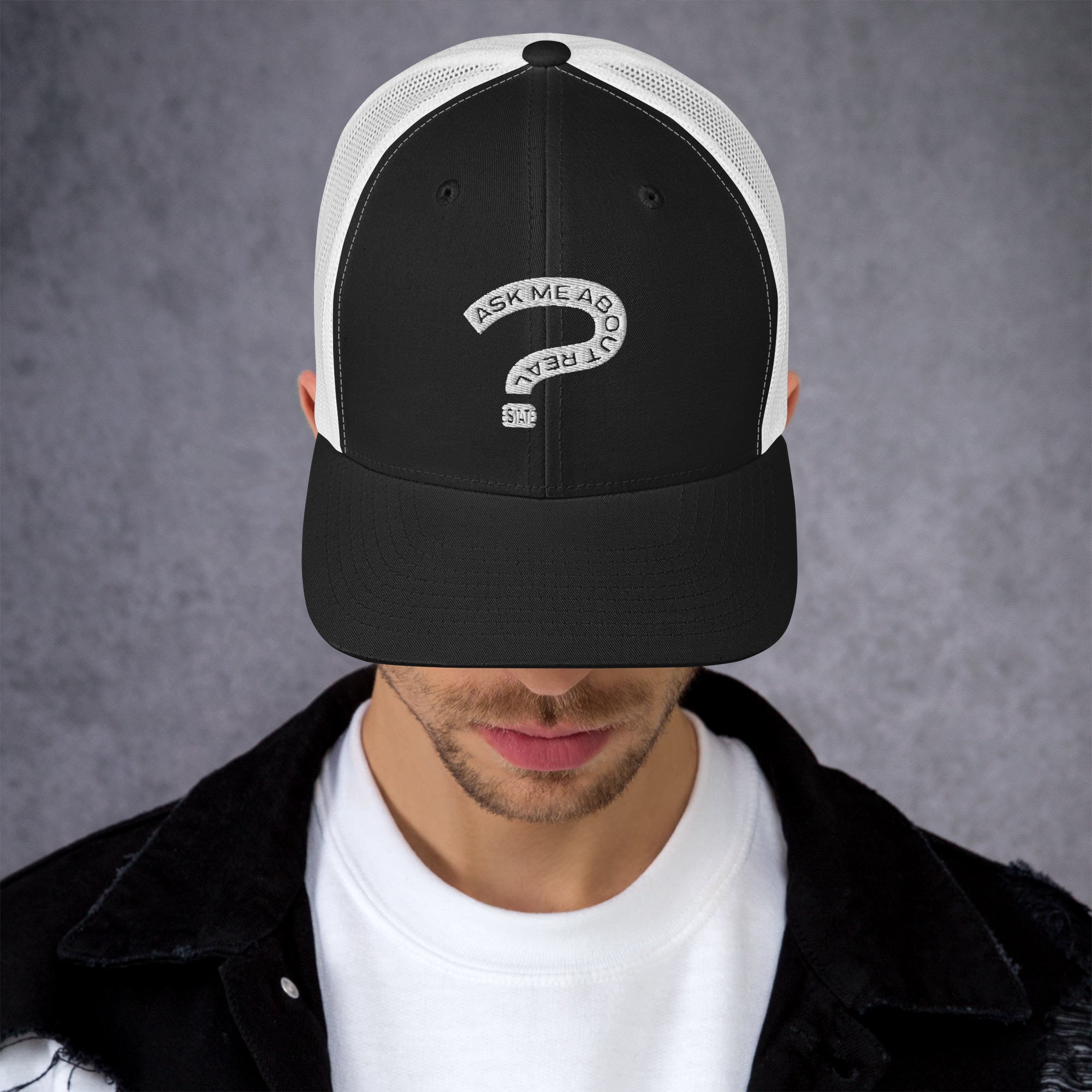 Ask Me About Real Estate Trucker Cap