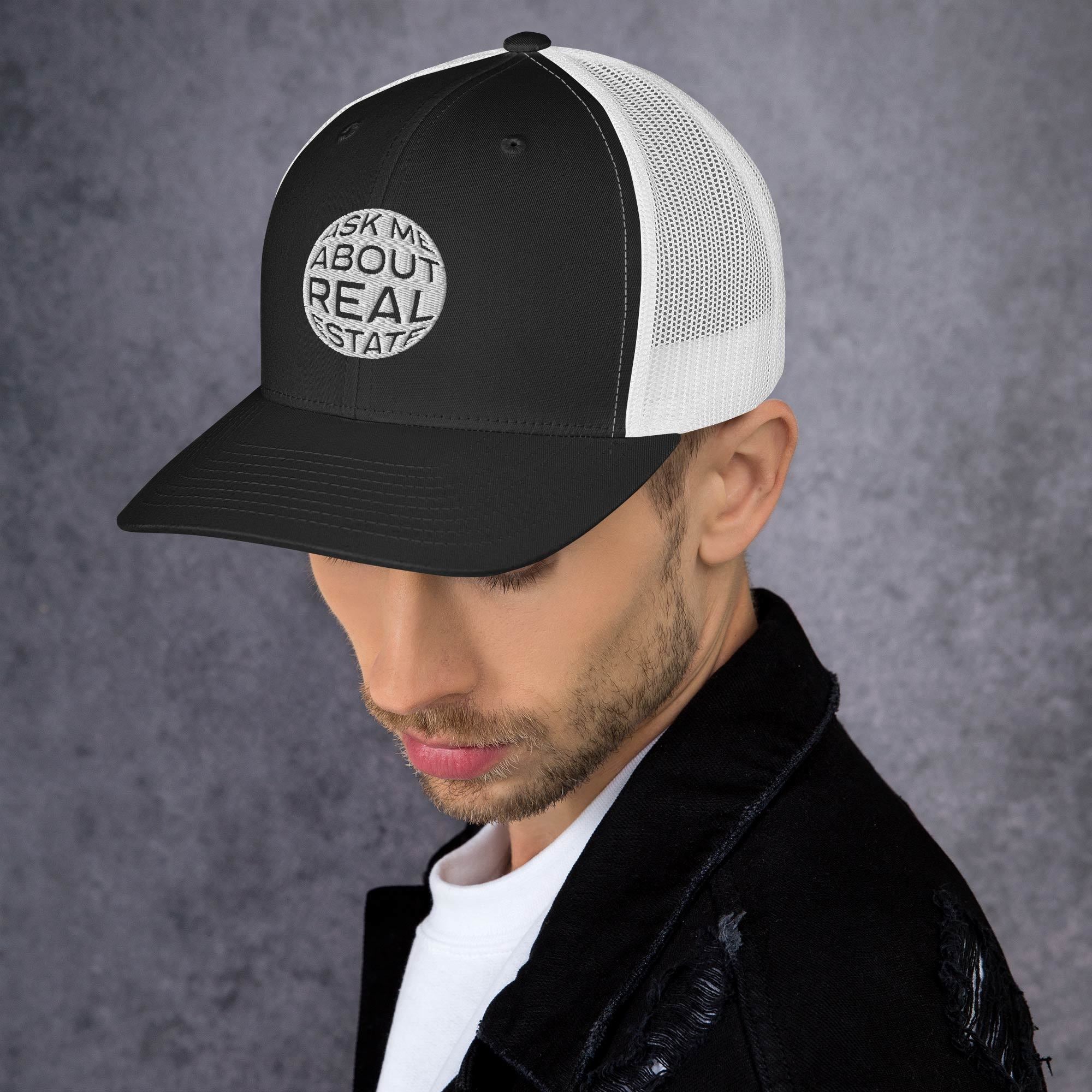 Ask Me About Real Estate Trucker Cap