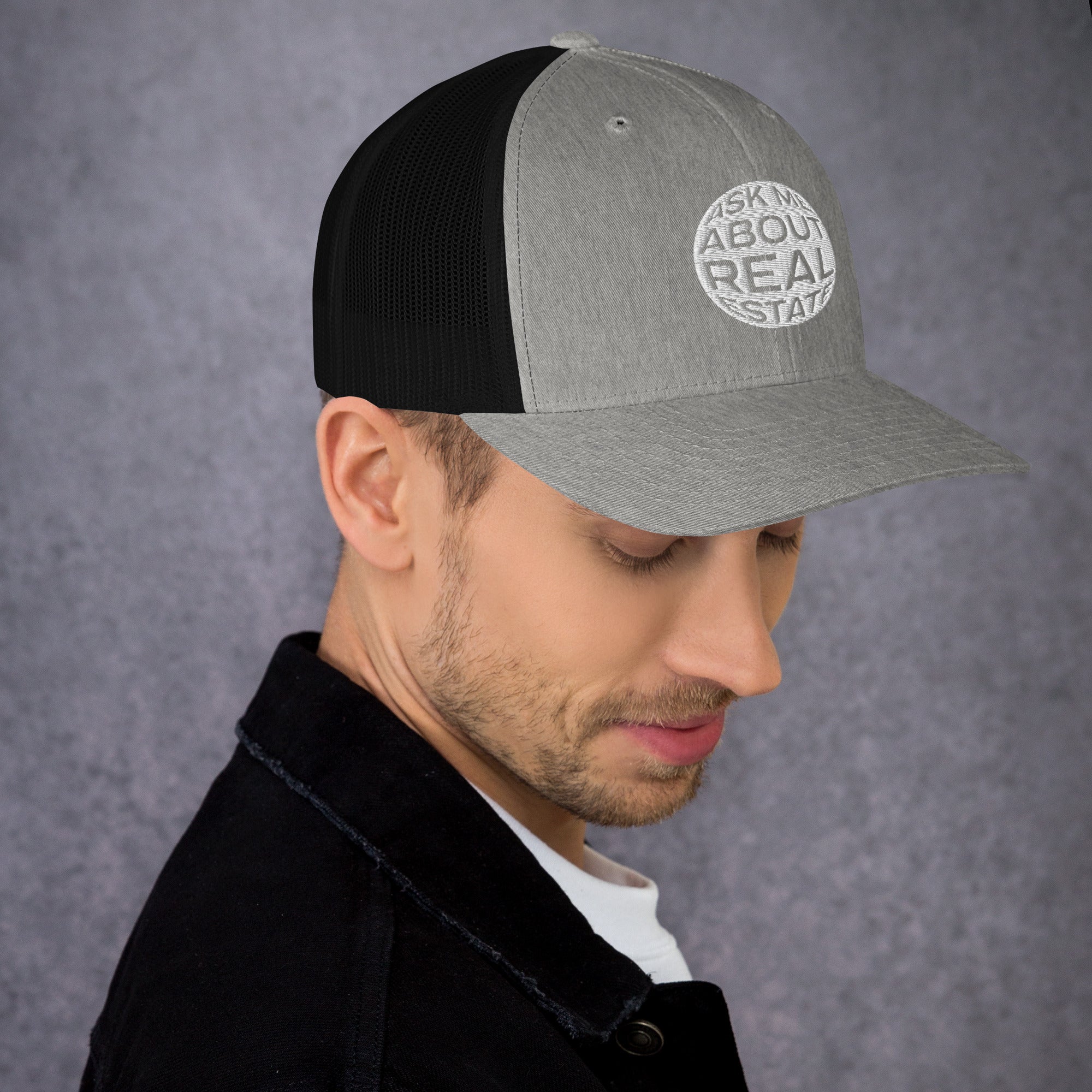 Ask Me About Real Estate Trucker Cap