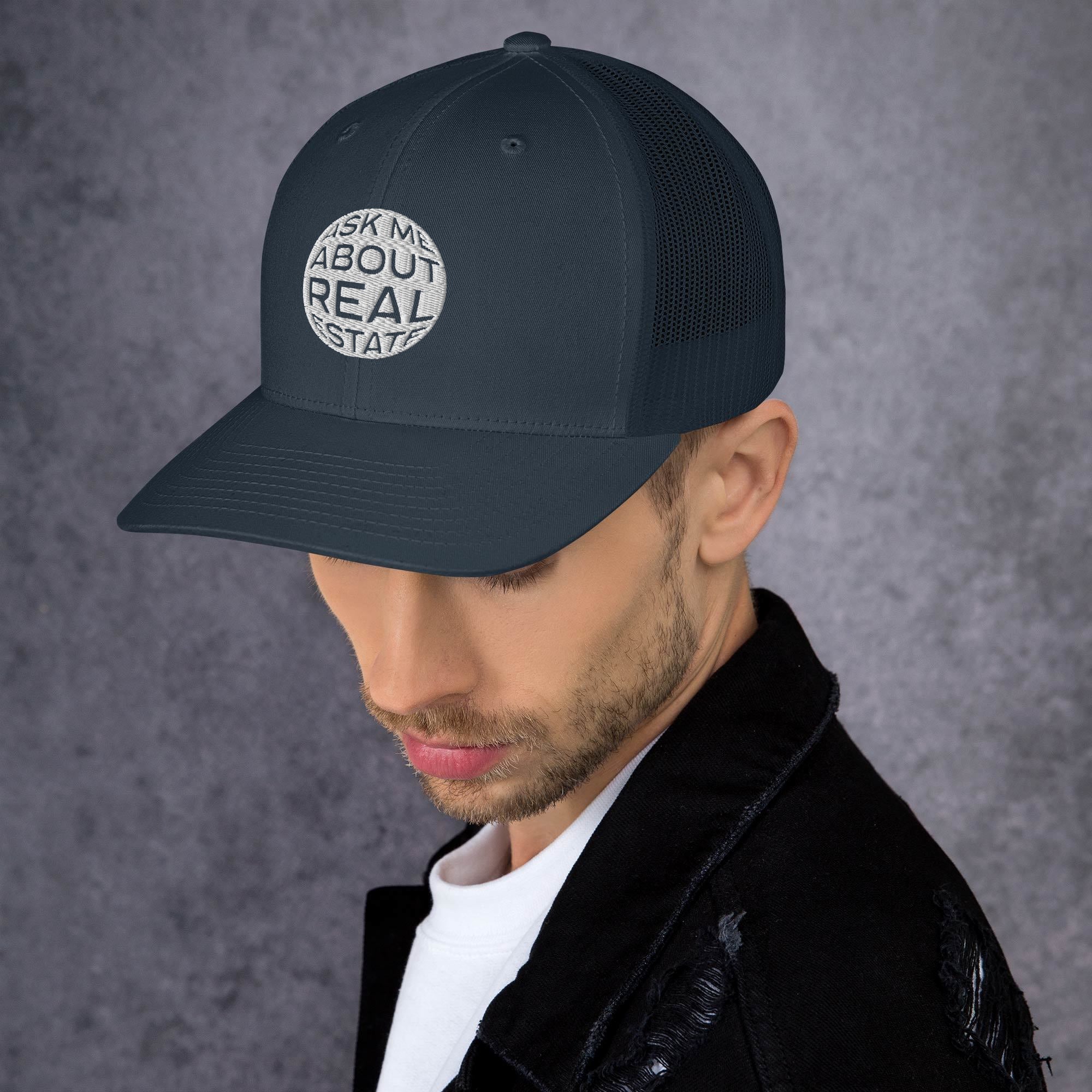 Ask Me About Real Estate Trucker Cap