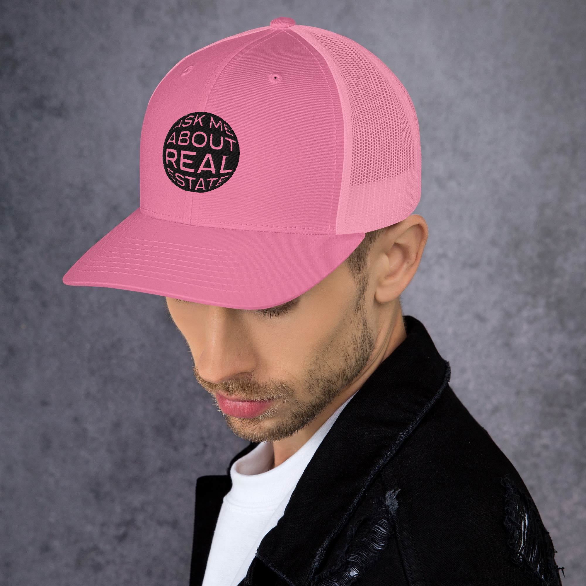 Ask Me About Real Estate Trucker Cap