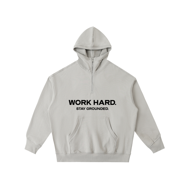 Big Hood Half-Zip Fleece Hoodie