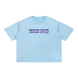 Mineral Wash Boxy Cotton T-Shirt