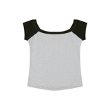 Women's Color Block Raglan Baby T-Shirt