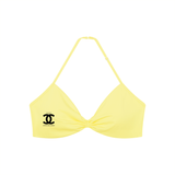Women’s Ruched Halter-Neck Sports Bra