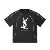 Contrast Stitch Raglan T-Shirt